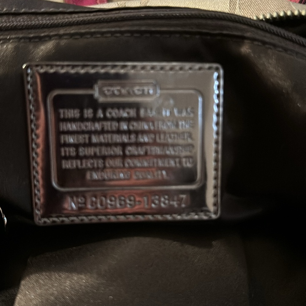 Coach Poppy Signature Spotlight Two-Way Bag - Picture 10 of 11